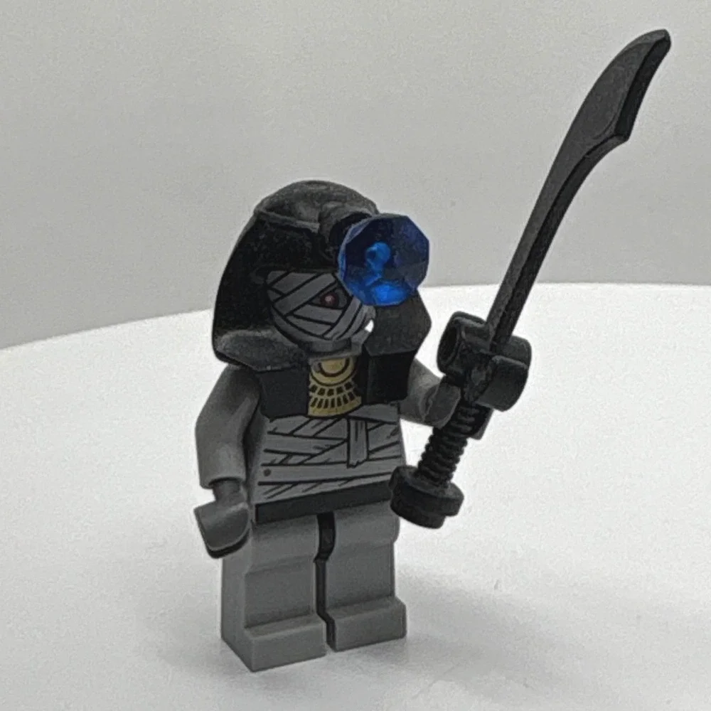 LEGO Pharaohs Quest Mummy Warrior 1 Minifigure pha003 Scimitar Sword 7326 7306